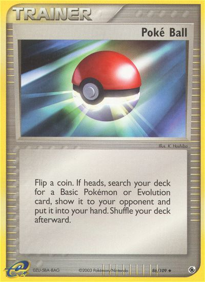 Poke Ball (86/109) [EX: Ruby & Sapphire] | Tabernacle Games