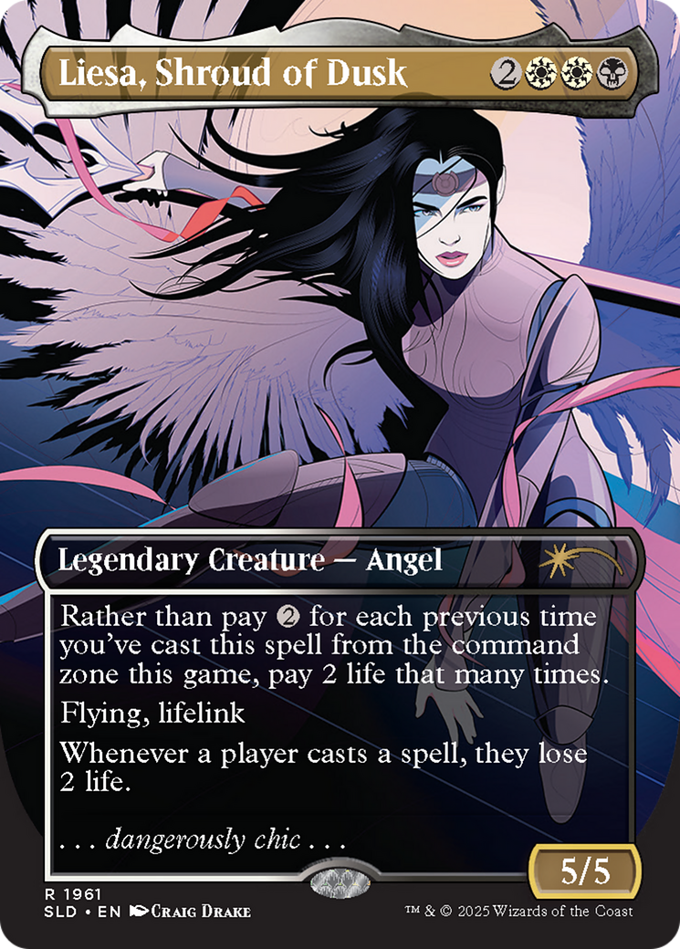 Liesa, Shroud of Dusk (Rainbow Foil) [Secret Lair Drop Series] | Tabernacle Games