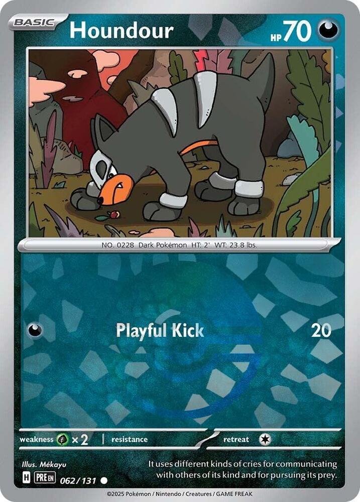 Houndour (062/131) (Poke Ball Pattern) [Scarlet & Violet: Prismatic Evolutions] | Tabernacle Games