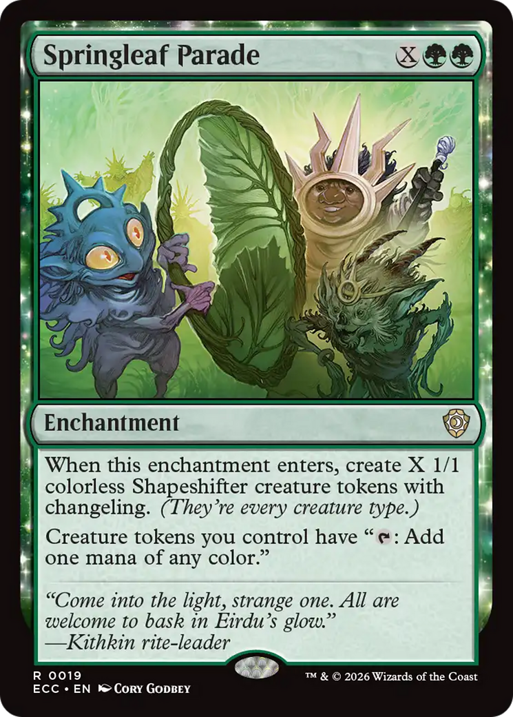 Springleaf Parade [Lorwyn Eclipsed Commander] | Tabernacle Games