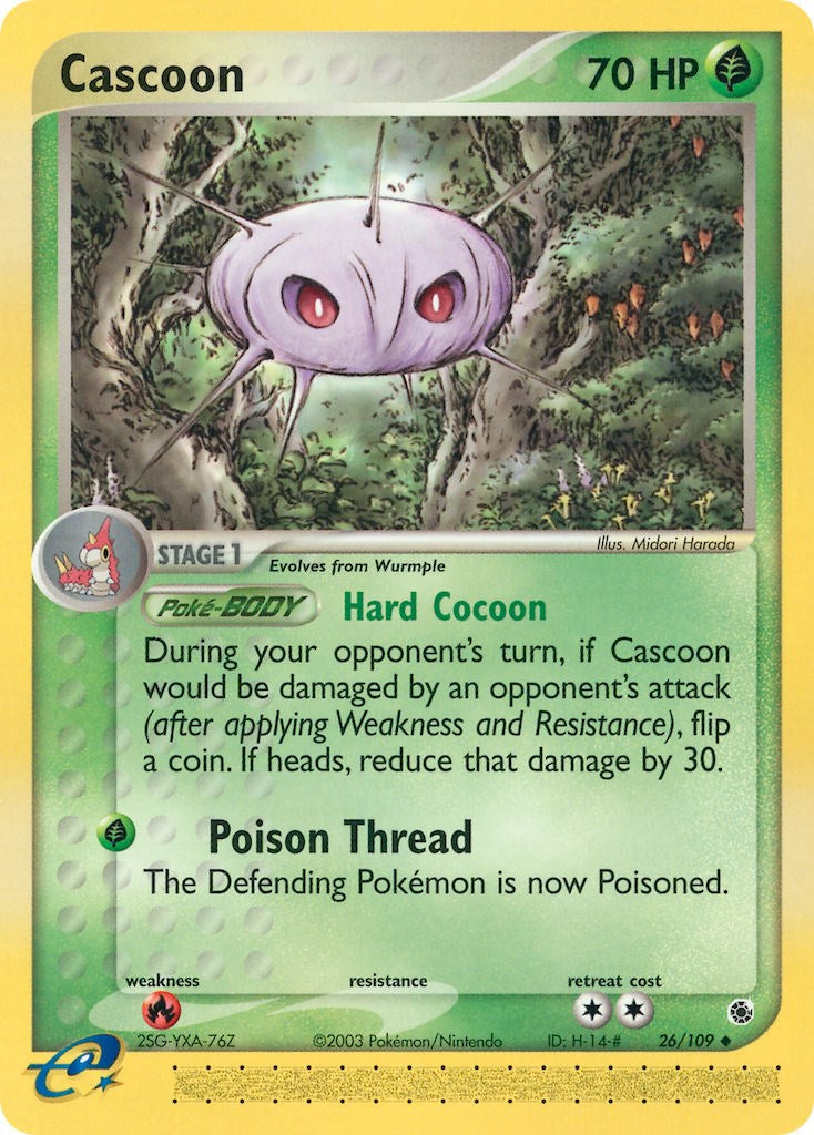 Cascoon (26/109) [EX: Ruby & Sapphire] | Tabernacle Games