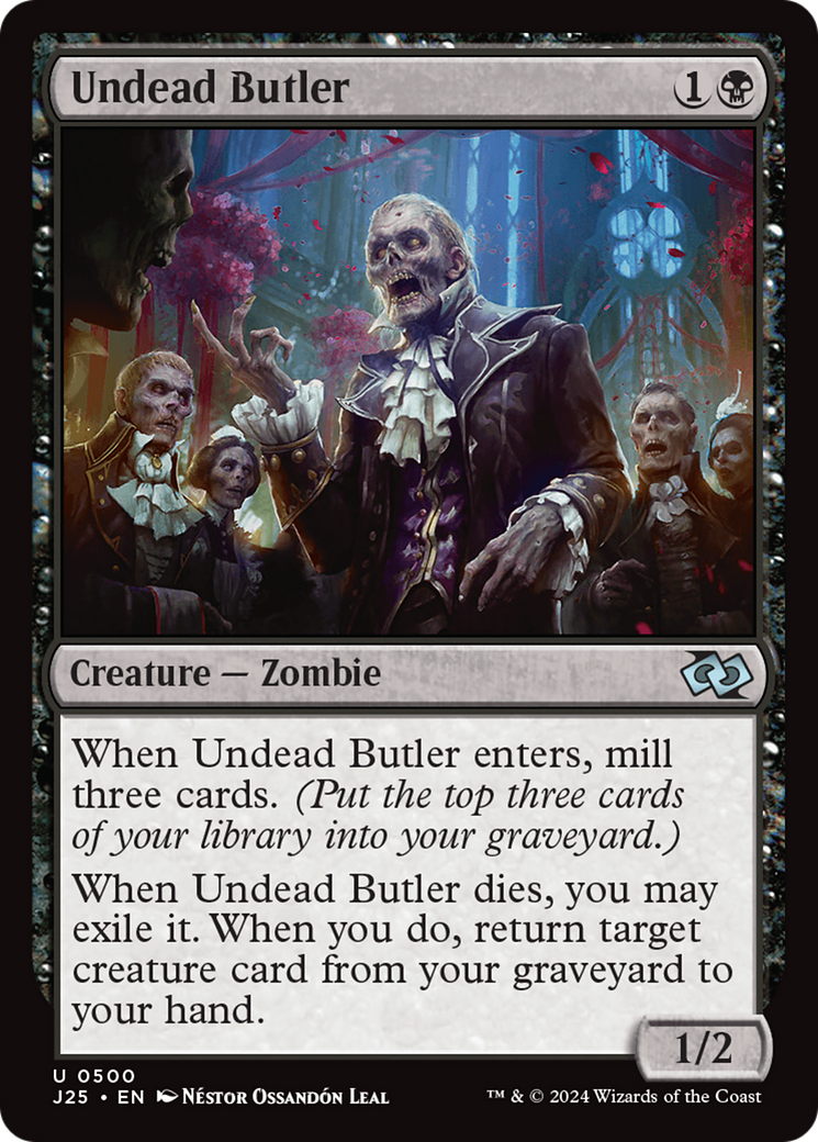 Undead Butler [Foundations Jumpstart] | Tabernacle Games