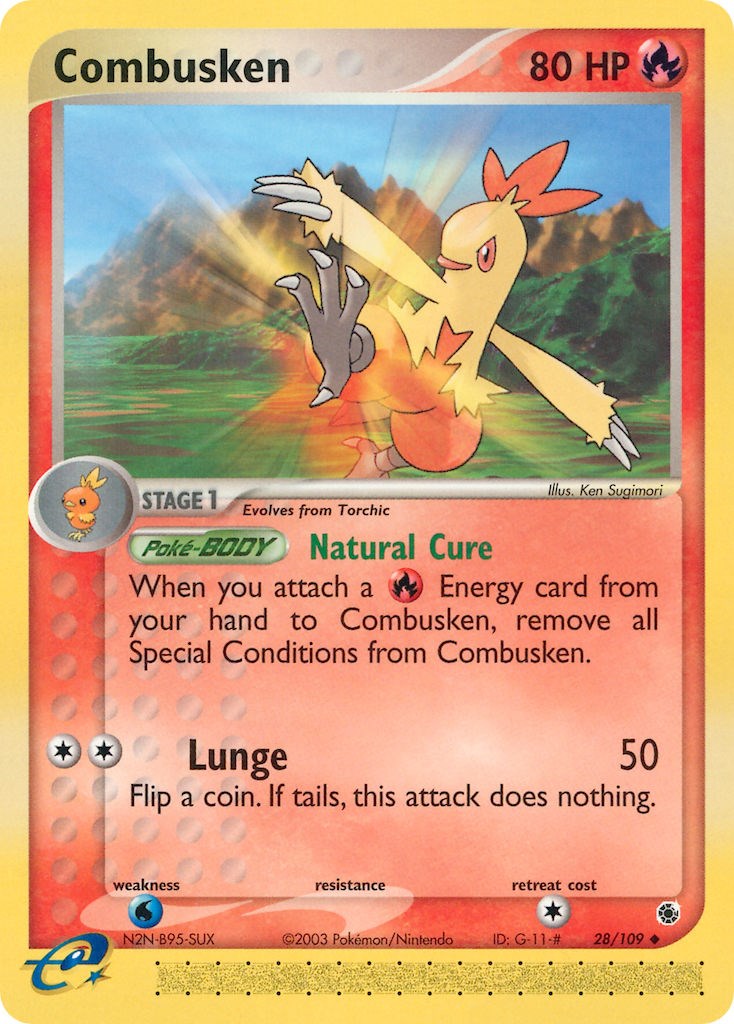 Combusken (28/109) [EX: Ruby & Sapphire] | Tabernacle Games