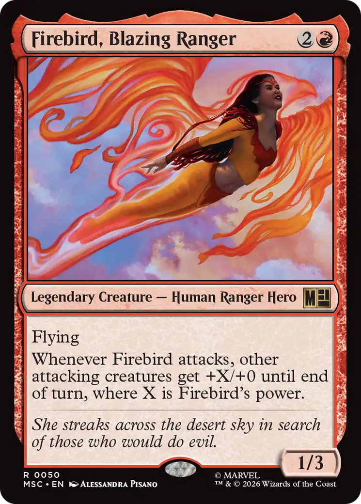 Firebird, Blazing Ranger [Marvel Super Heroes Commander] | Tabernacle Games
