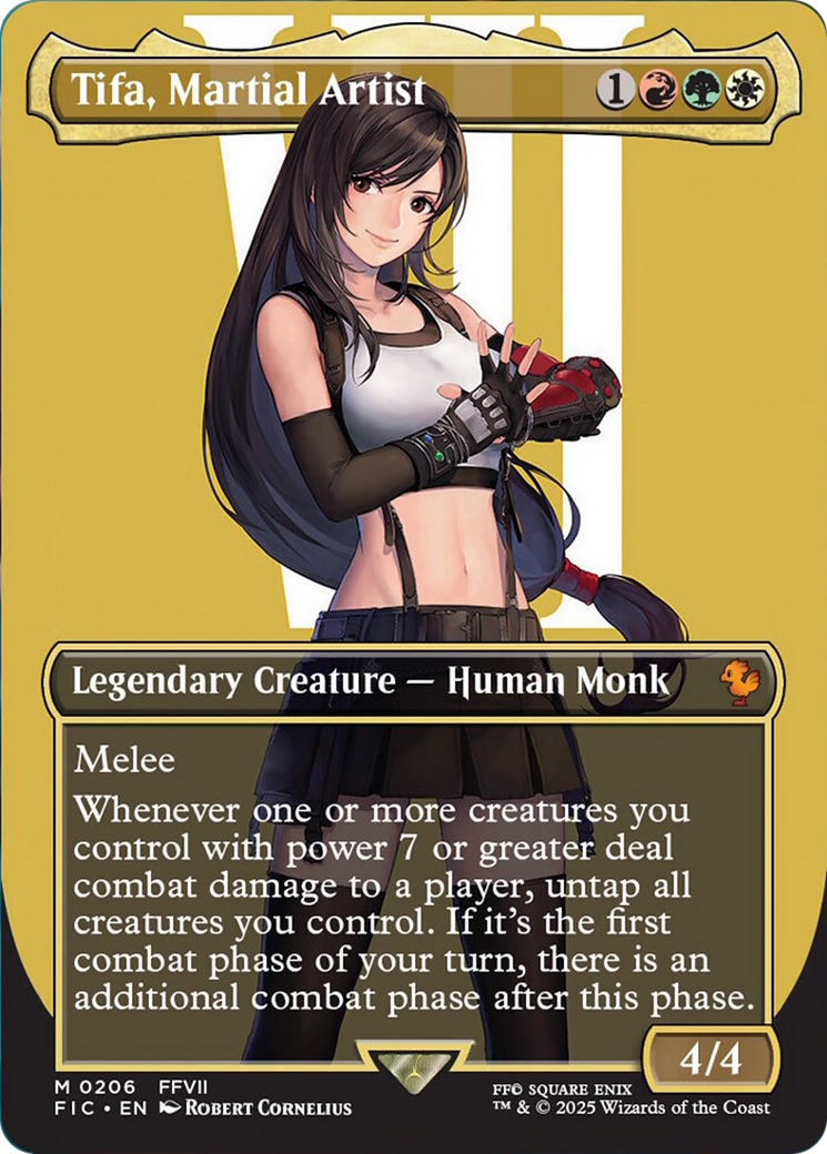 Tifa, Martial Artist (Borderless) [FINAL FANTASY Commander] | Tabernacle Games