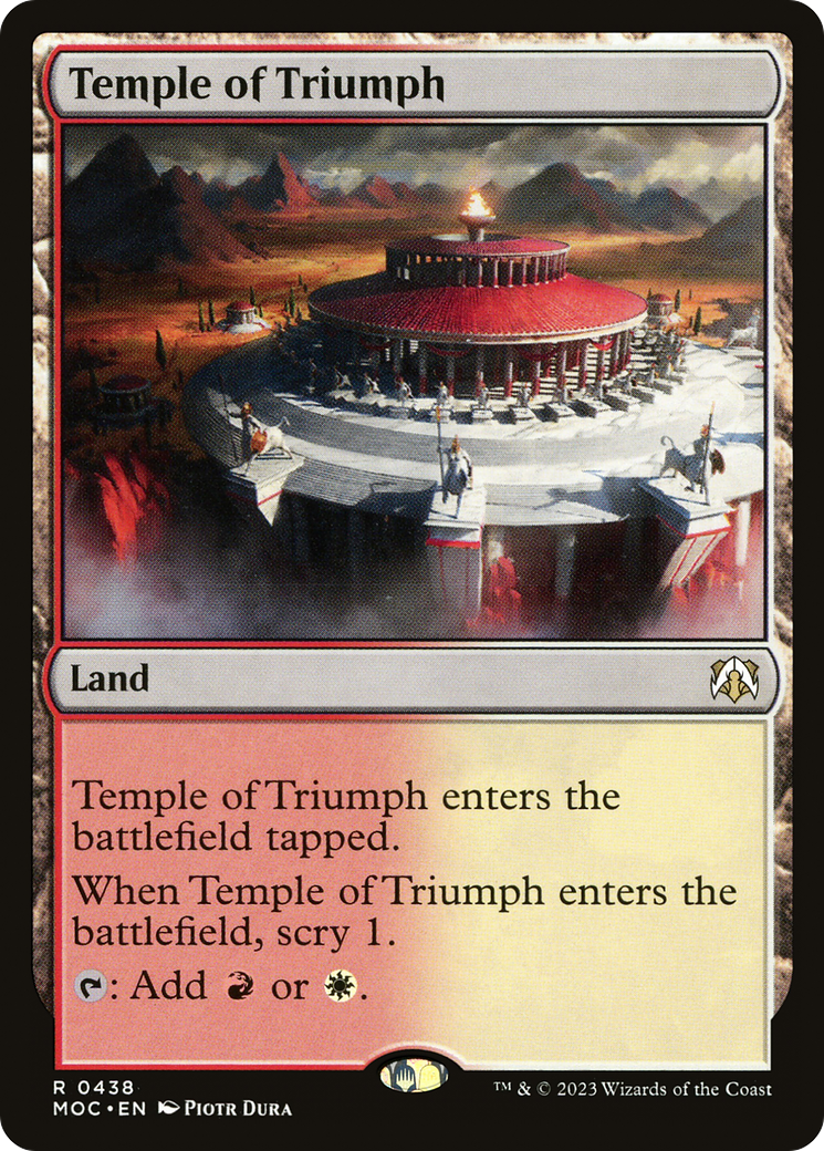 Temple of Triumph [March of the Machine Commander] | Tabernacle Games