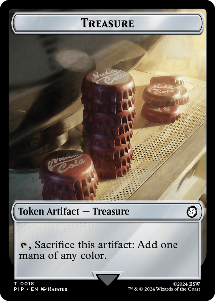 Treasure (018) // Wasteland Double-Sided Token [Fallout Tokens] | Tabernacle Games