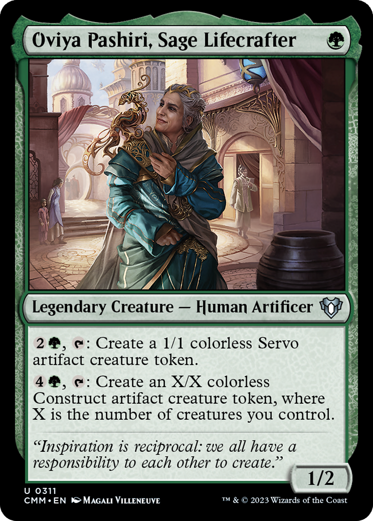 Oviya Pashiri, Sage Lifecrafter [Commander Masters] | Tabernacle Games