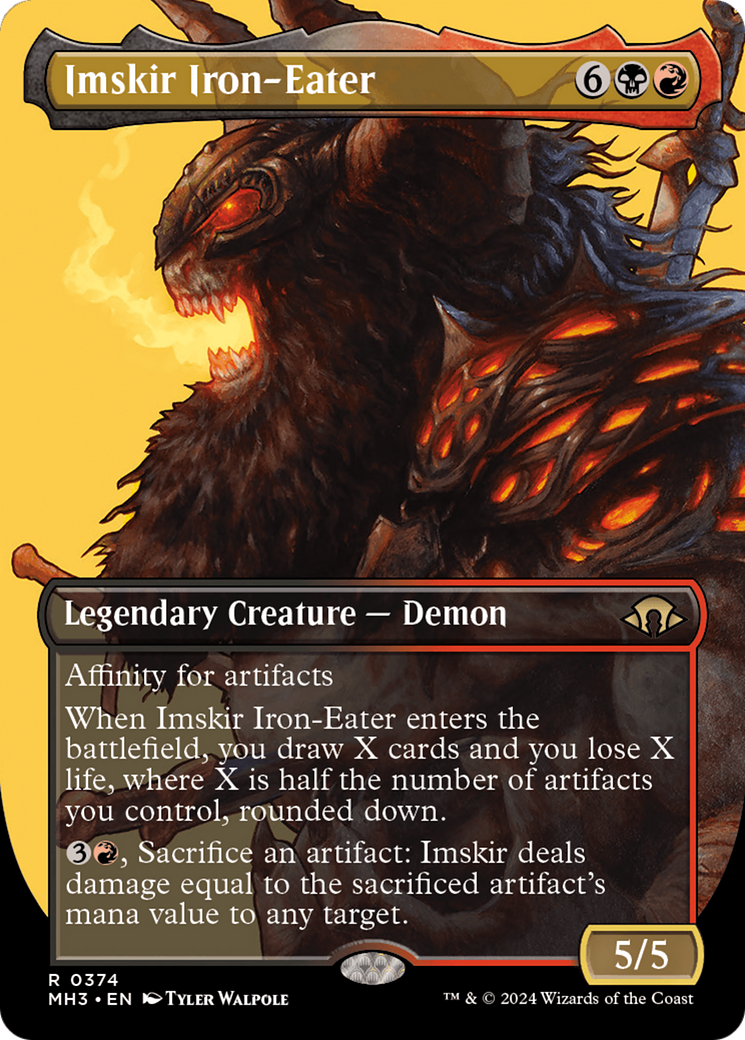 Imskir Iron-Eater (Borderless) [Modern Horizons 3] | Tabernacle Games