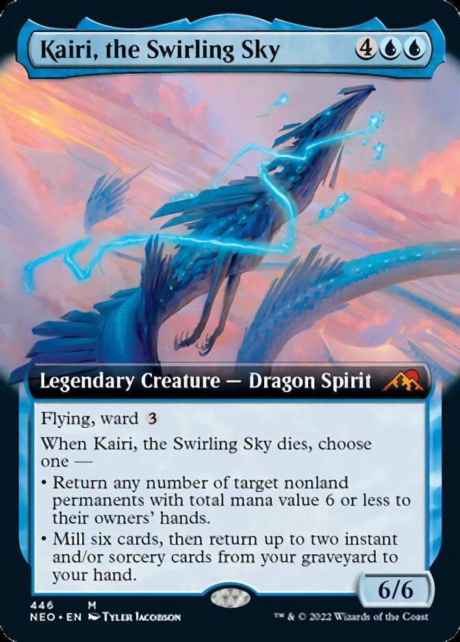 Kairi, the Swirling Sky (Extended Art) [Kamigawa: Neon Dynasty] | Tabernacle Games