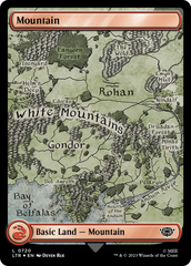 Mountain (720) (Surge Foil) [The Lord of the Rings: Tales of Middle-Earth] | Tabernacle Games