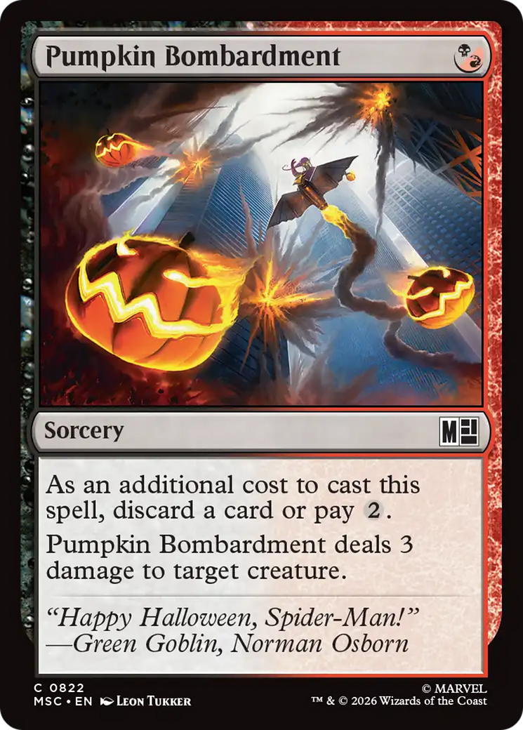 Pumpkin Bombardment [Marvel Super Heroes Commander] | Tabernacle Games