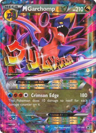 M Garchomp EX (XY168) (Jumbo Card) [XY: Black Star Promos] | Tabernacle Games