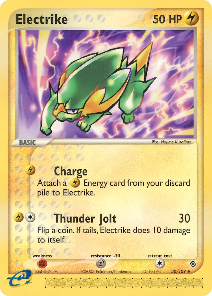 Electrike (30/109) [EX: Ruby & Sapphire] | Tabernacle Games
