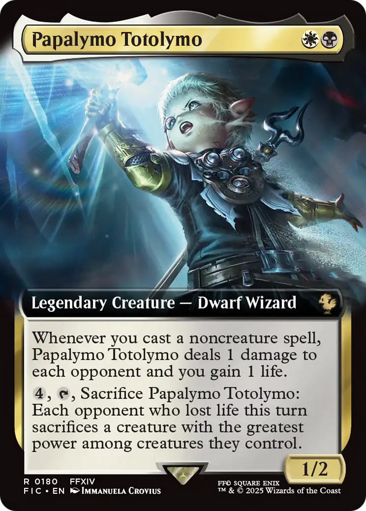 Papalymo Totolymo (Extended Art) [FINAL FANTASY Commander] | Tabernacle Games