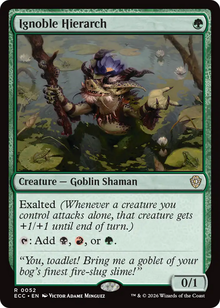 Ignoble Hierarch [Lorwyn Eclipsed Commander] | Tabernacle Games