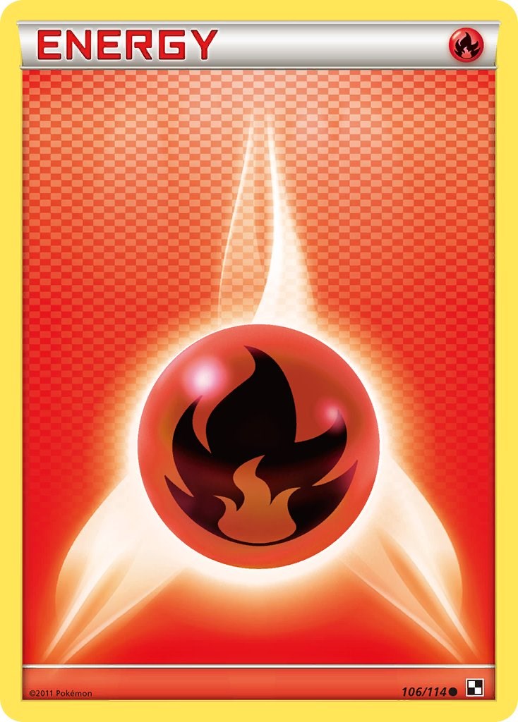 Fire Energy (106/114) [Black & White: Base Set] | Tabernacle Games
