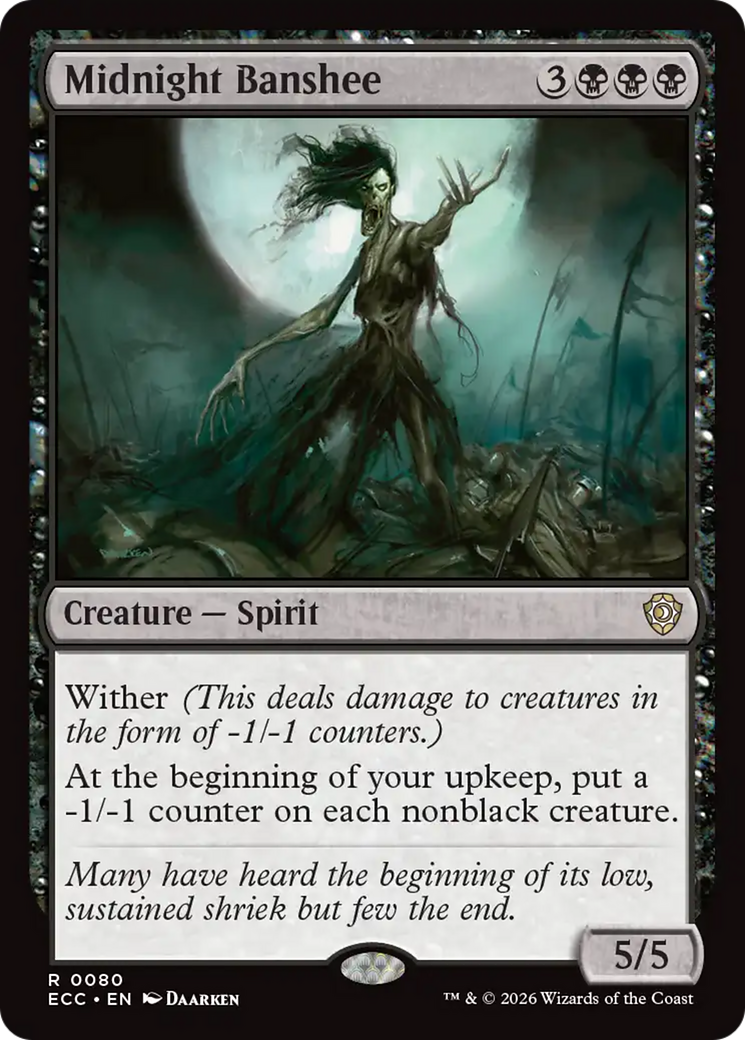 Midnight Banshee [Lorwyn Eclipsed Commander] | Tabernacle Games