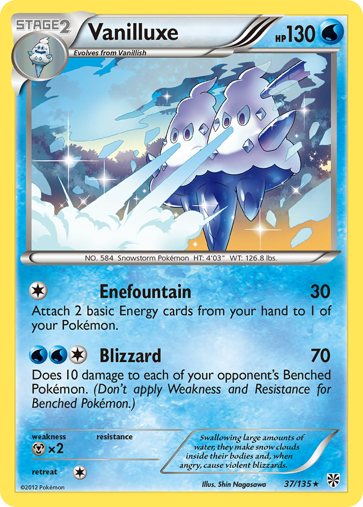 Vanilluxe (37/135) [Black & White: Plasma Storm] | Tabernacle Games