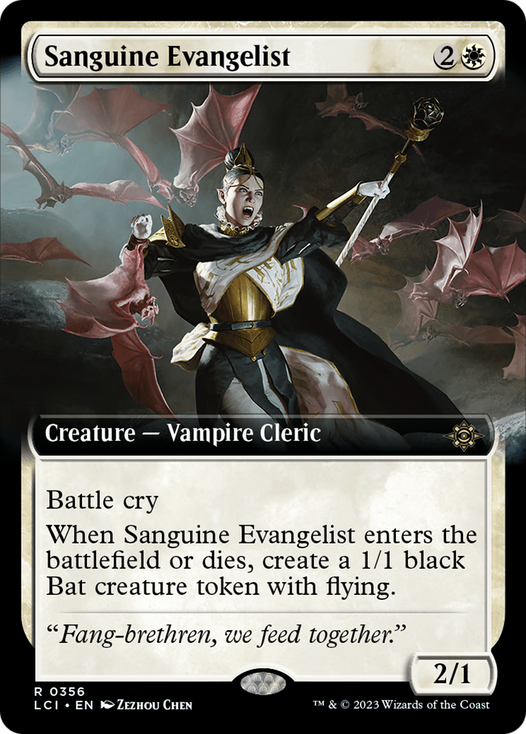 Sanguine Evangelist (Extended Art) [The Lost Caverns of Ixalan] | Tabernacle Games