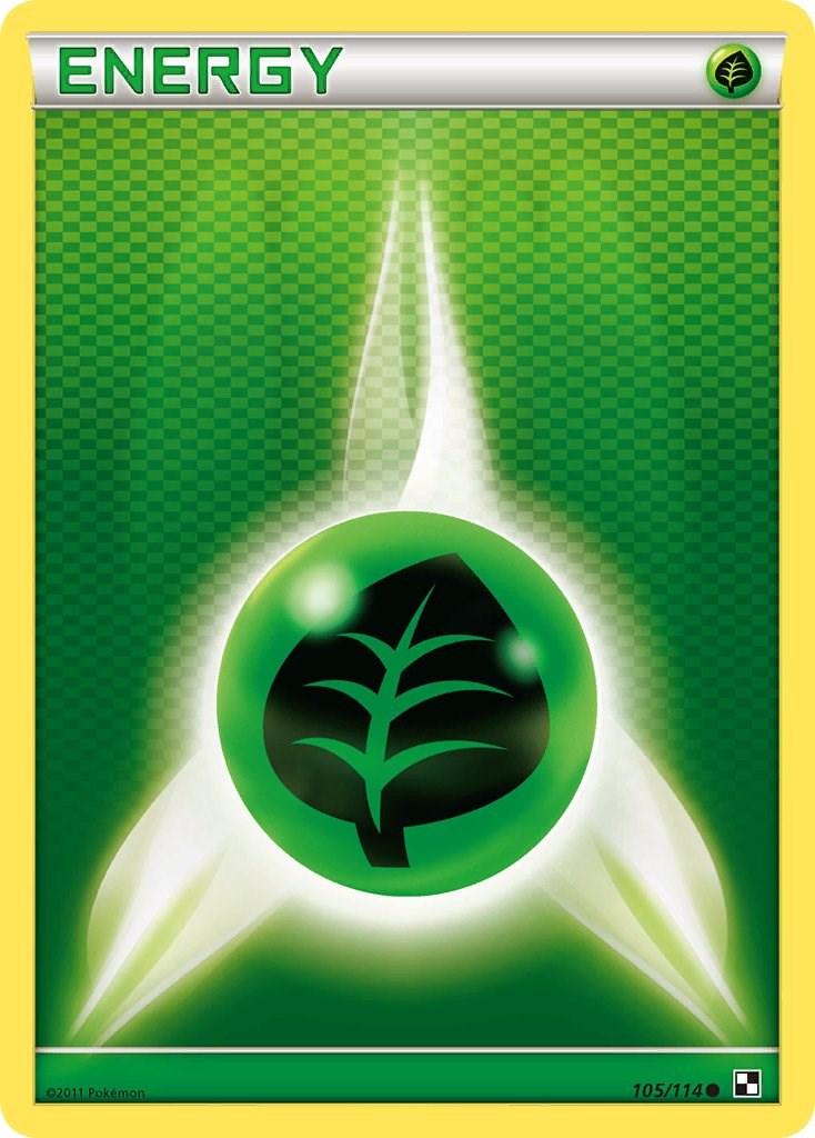 Grass Energy (105/114) [Black & White: Base Set] | Tabernacle Games