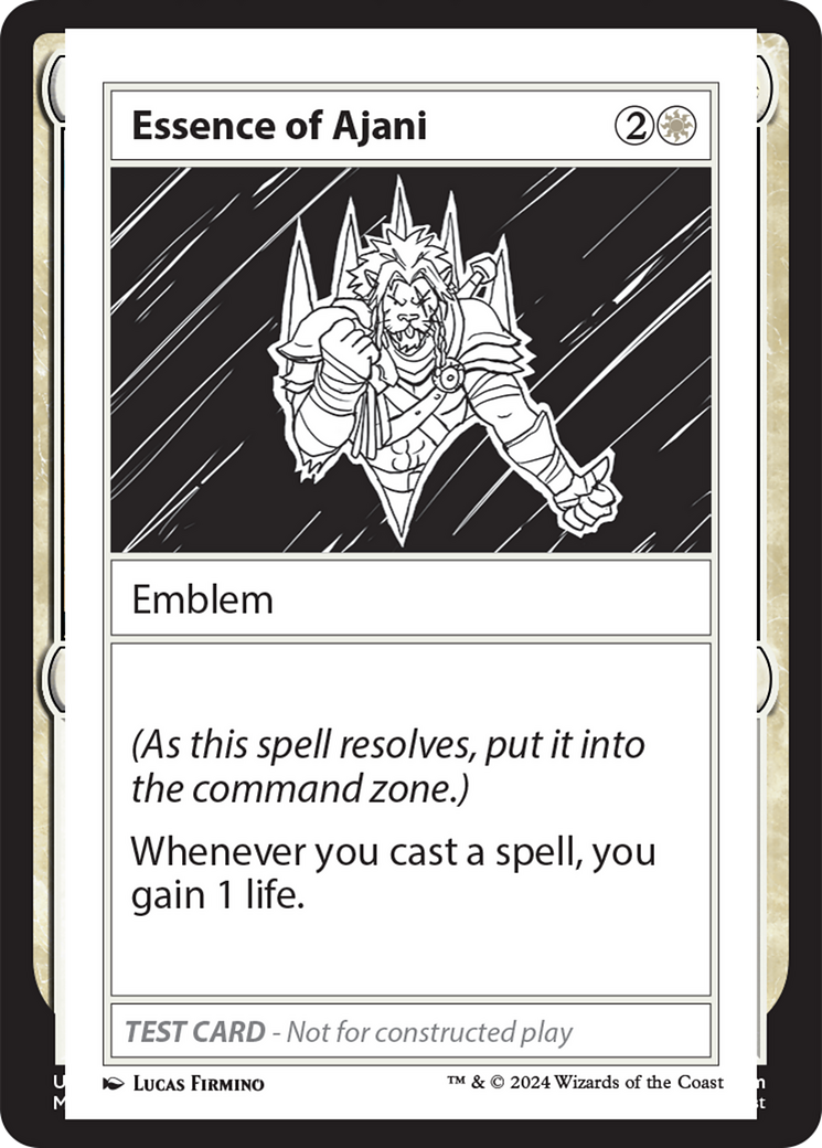 Essence of Ajani [Mystery Booster 2 Playtest Cards] | Tabernacle Games