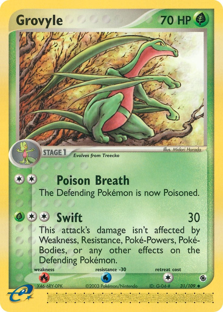 Grovyle (31/109) [EX: Ruby & Sapphire] | Tabernacle Games