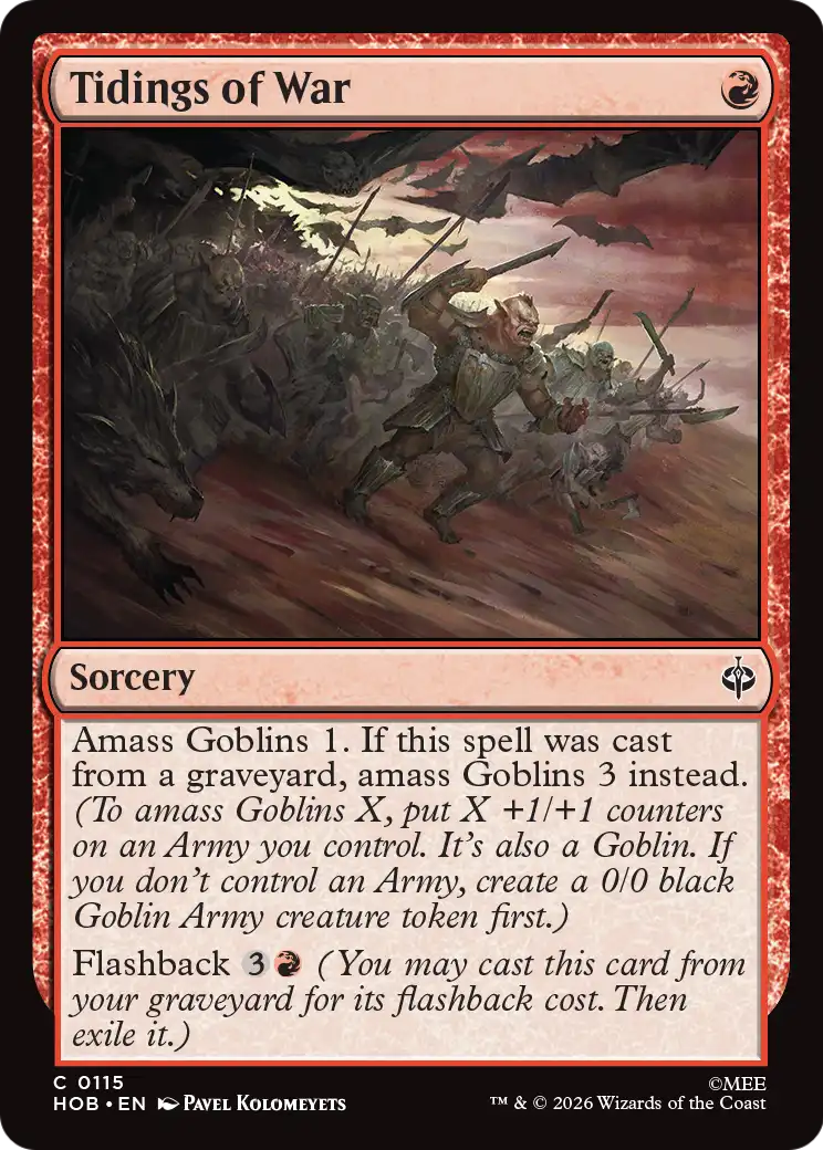 Tidings of War [The Hobbit] | Tabernacle Games