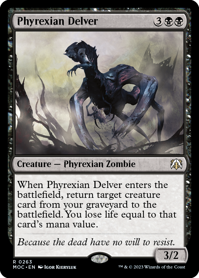 Phyrexian Delver [March of the Machine Commander] | Tabernacle Games