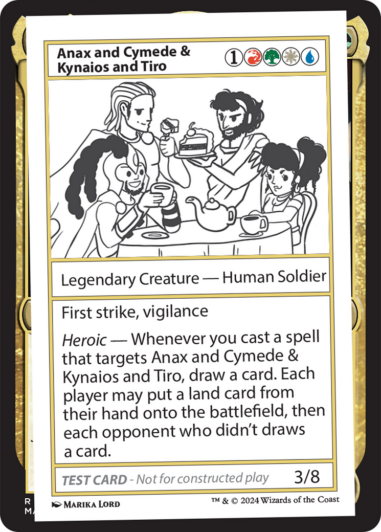 Anax and Cymede & Kynaios and Tiro [Mystery Booster 2 Playtest Cards] | Tabernacle Games