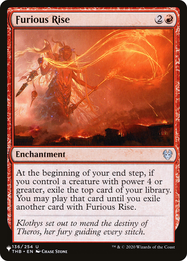 Furious Rise [The List] | Tabernacle Games