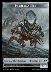 Eldrazi // Phyrexian Myr Double-Sided Token [Commander Masters Tokens] | Tabernacle Games