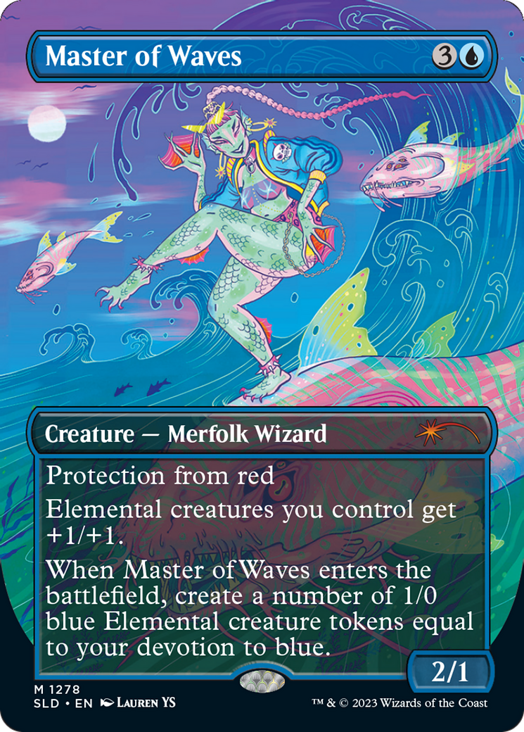 Master of Waves (Borderless) [Secret Lair Drop Series] | Tabernacle Games