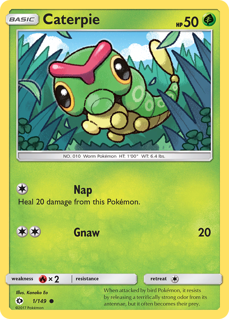 Caterpie (1/149) [Sun & Moon: Base Set] | Tabernacle Games