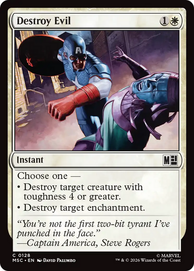 Destroy Evil [Marvel Super Heroes Commander] | Tabernacle Games