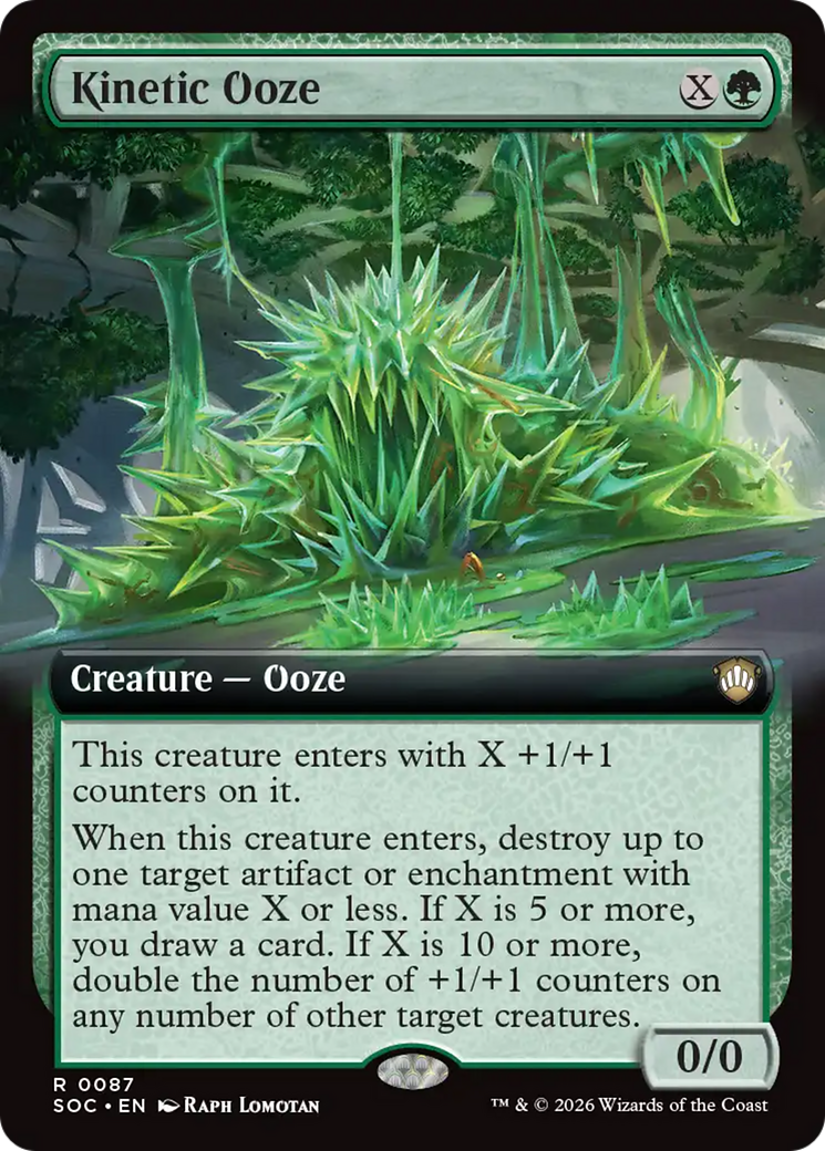 Kinetic Ooze (Extended Art) [Secrets of Strixhaven Commander] | Tabernacle Games
