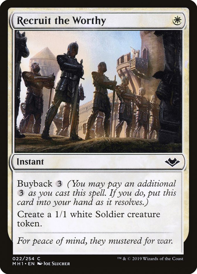 Recruit the Worthy [Modern Horizons] | Tabernacle Games