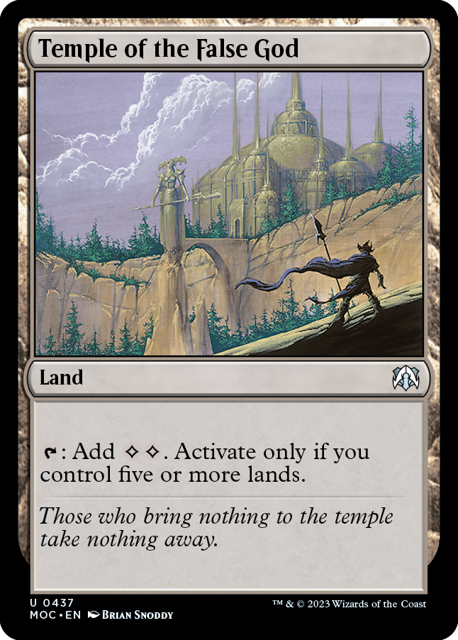 Temple of the False God [March of the Machine Commander] | Tabernacle Games