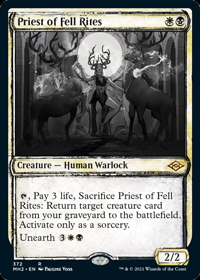 Priest of Fell Rites (Sketch) [Modern Horizons 2] | Tabernacle Games