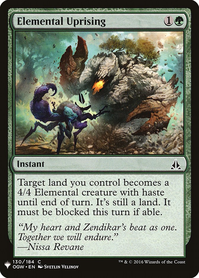 Elemental Uprising [Mystery Booster] | Tabernacle Games