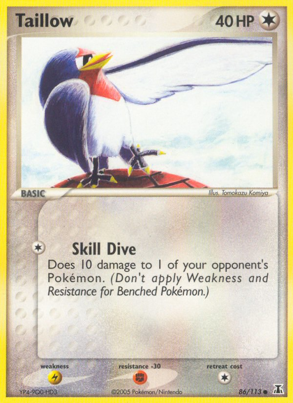 Taillow (86/113) [EX: Delta Species] | Tabernacle Games