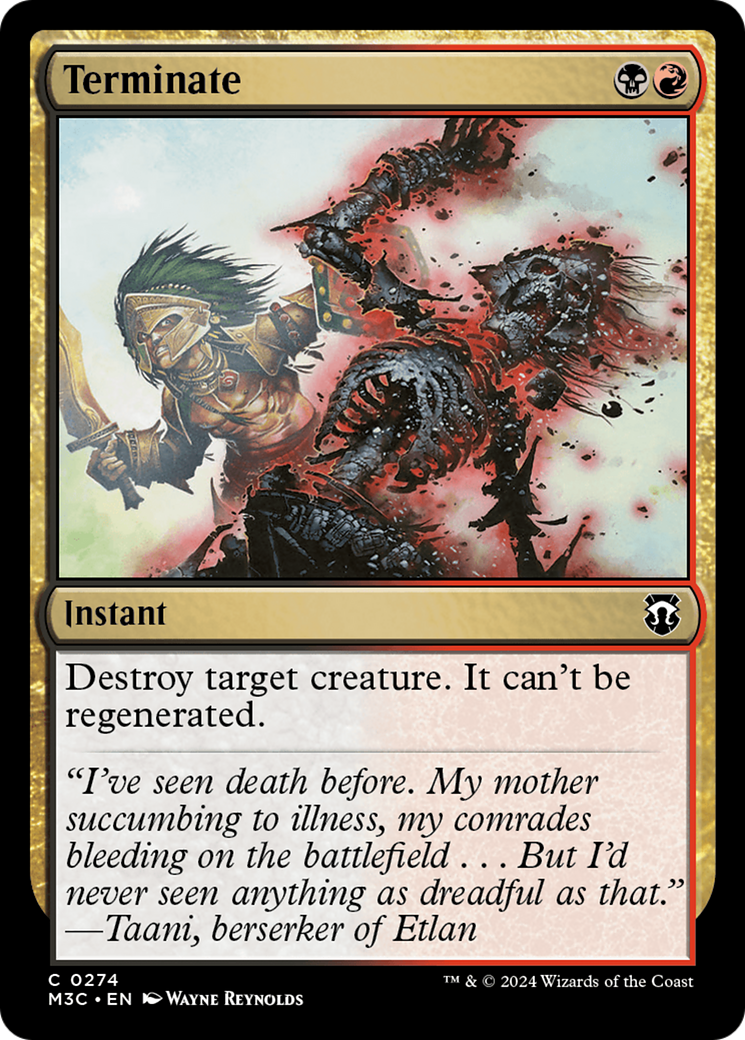 Terminate [Modern Horizons 3 Commander] | Tabernacle Games