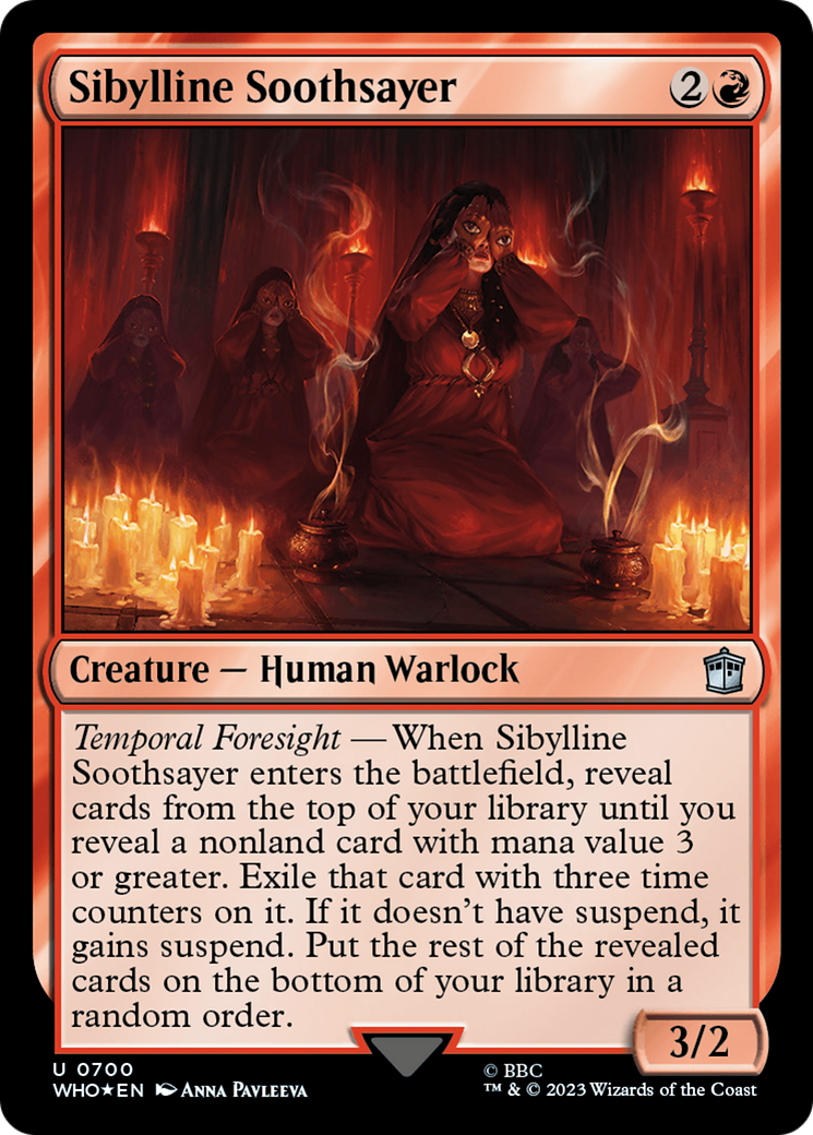 Sibylline Soothsayer (Surge Foil) [Doctor Who] | Tabernacle Games