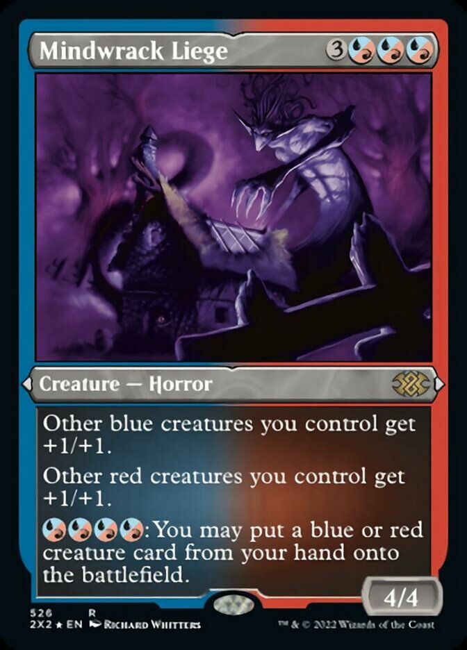 Mindwrack Liege (Foil Etched) [Double Masters 2022] | Tabernacle Games