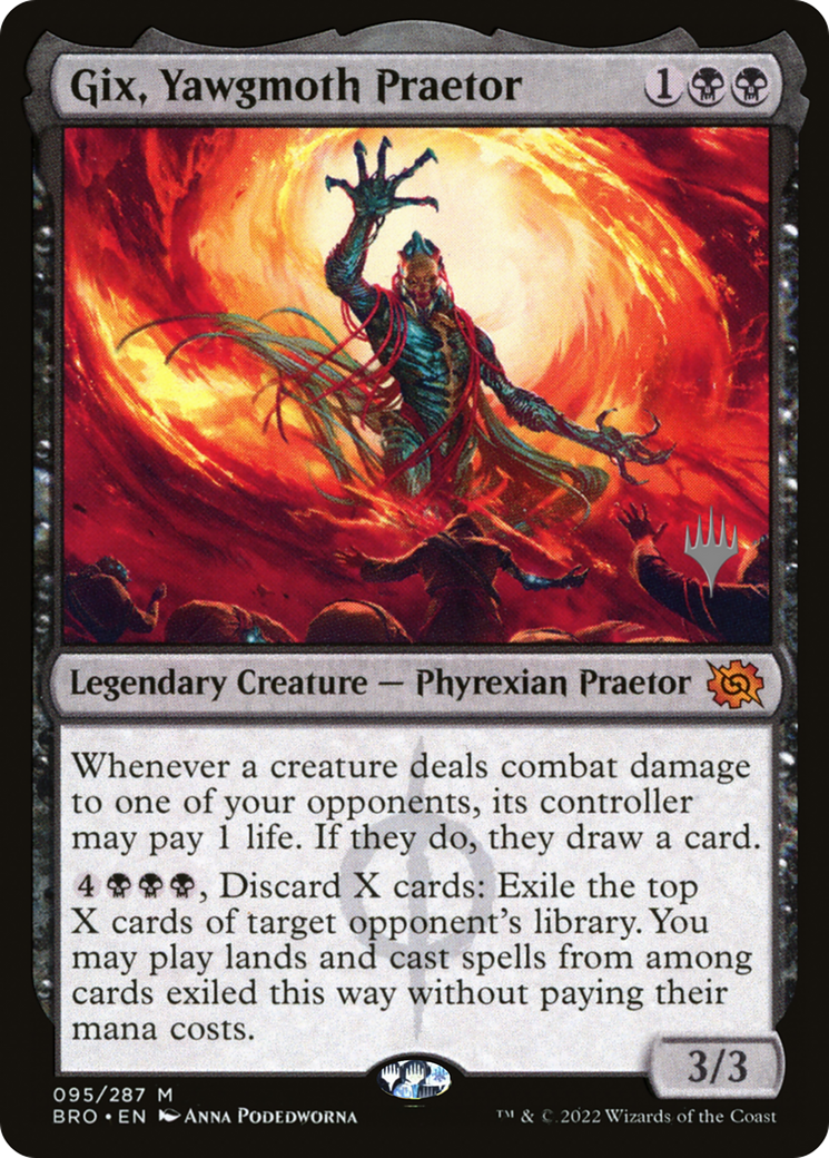 Gix, Yawgmoth Praetor (Promo Pack) [The Brothers' War Promos] | Tabernacle Games