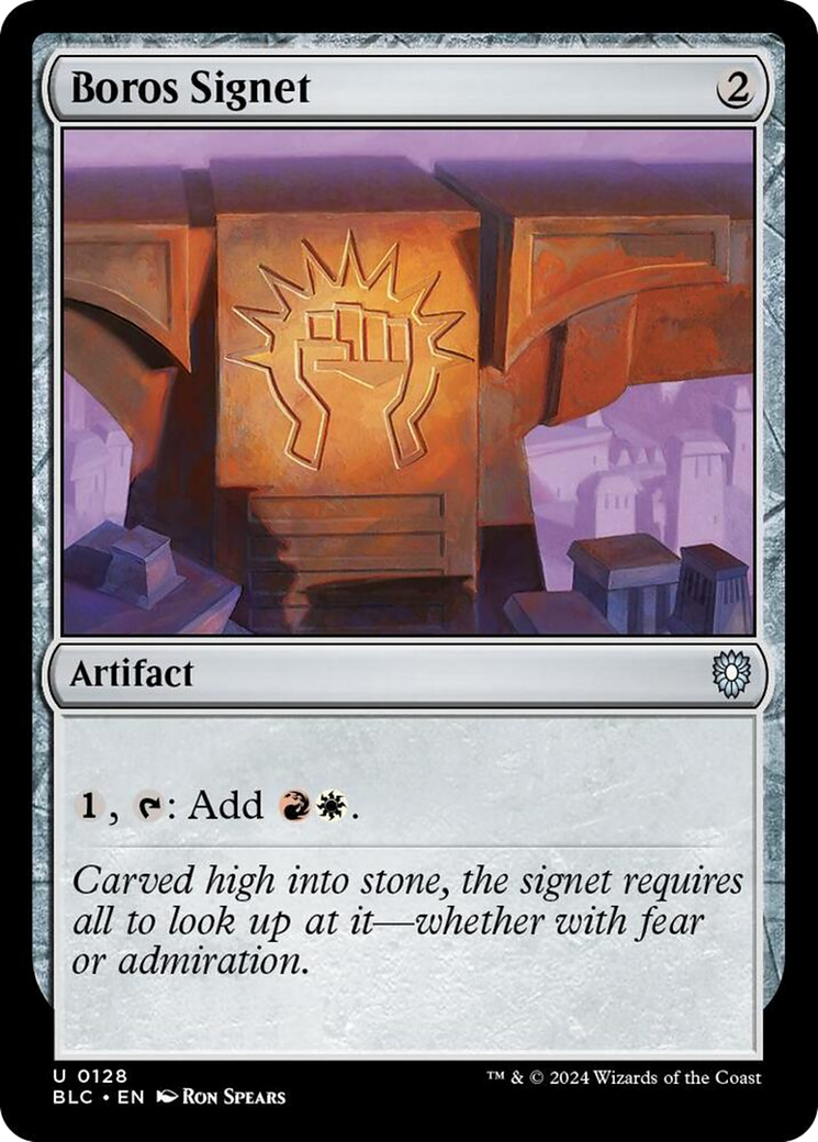 Boros Signet [Bloomburrow Commander] | Tabernacle Games