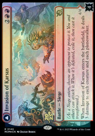 Invasion of Karsus // Refraction Elemental [March of the Machine Prerelease Promos] | Tabernacle Games