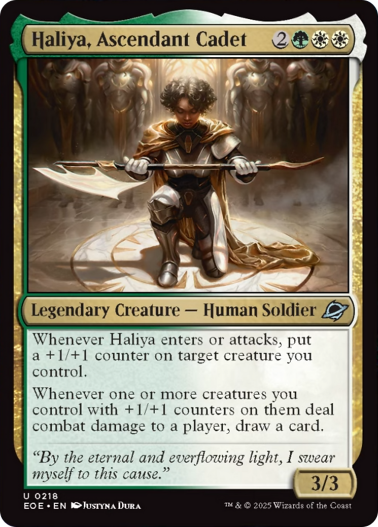 Haliya, Ascendant Cadet [Edge of Eternities] | Tabernacle Games