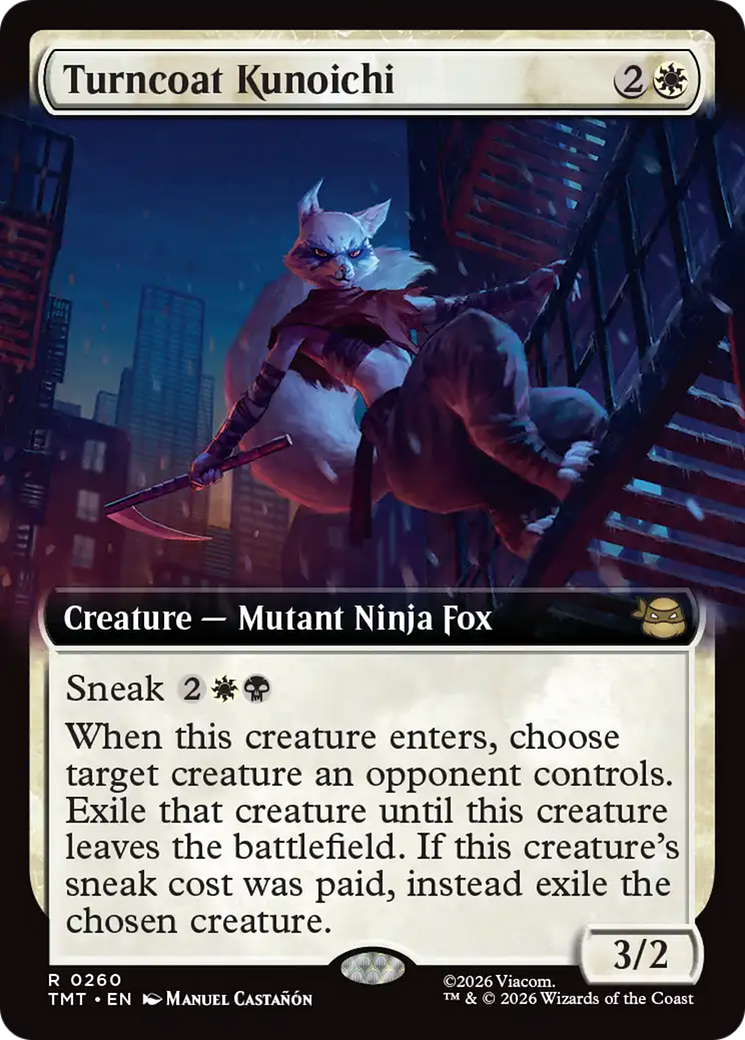 Turncoat Kunoichi (Extended Art) [Teenage Mutant Ninja Turtles] | Tabernacle Games