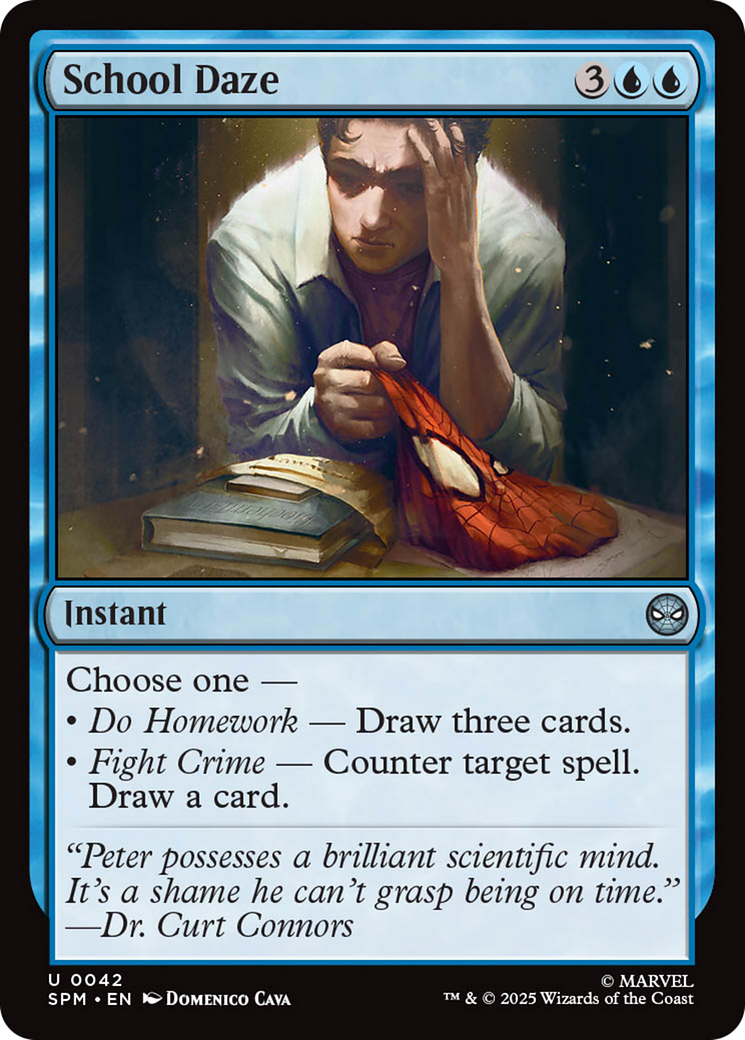 School Daze [Marvel's Spider-Man] | Tabernacle Games